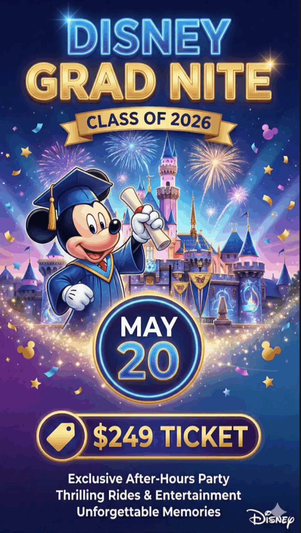 Disney Grad Nite - Class of 2026 - Sage Oak Charter Schools