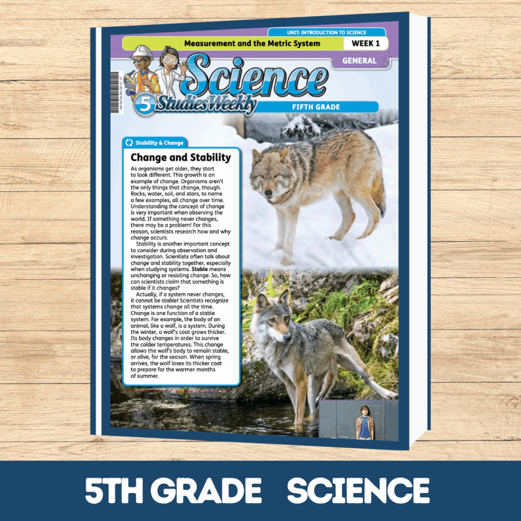 Science Studies Weekly: 5th Grade - Sage Oak Charter Schools